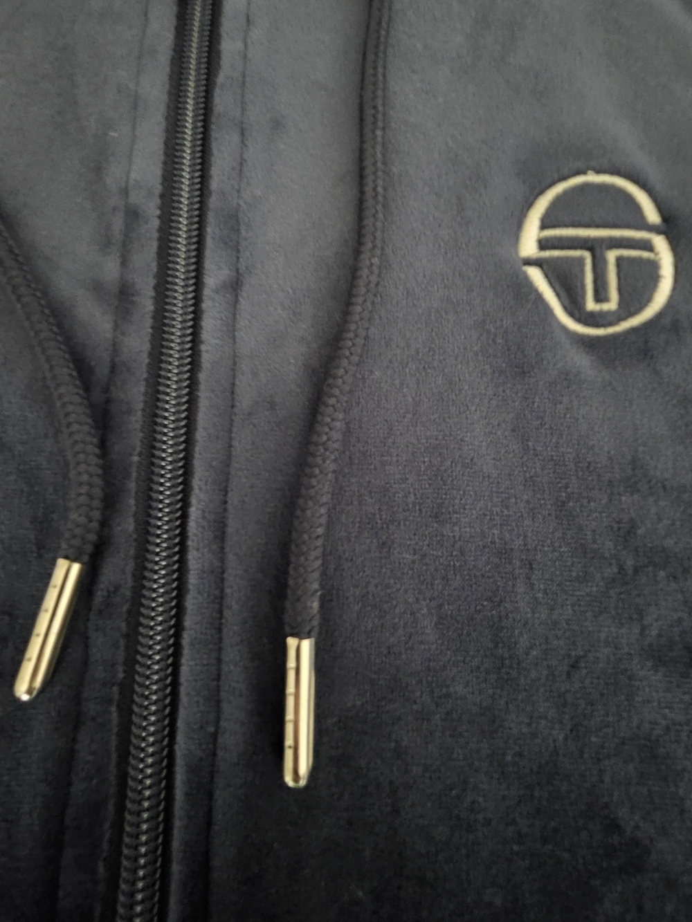 Sergio Tacchini Color Block Zip Front Hoodie XL Very Soft! - Picture 2 of 10